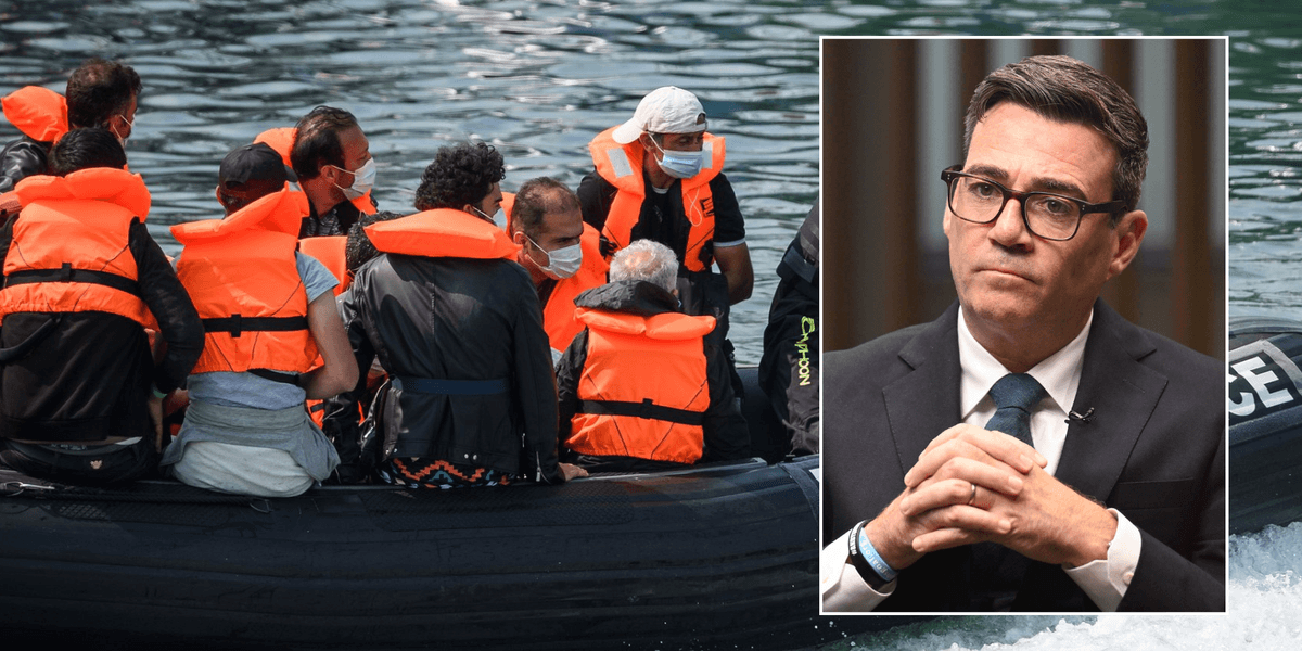 Andy Burnham FINALLY addresses UK migration crisis after nearly 1,000 small boat arrivals in a week