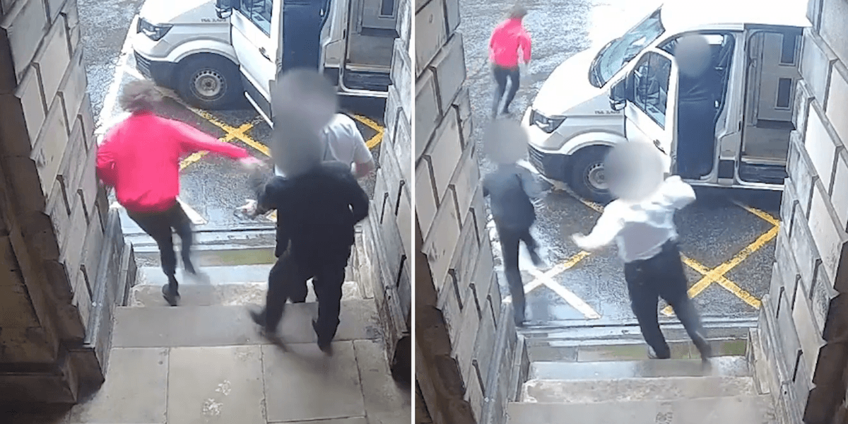 Watch the moment man jailed for ‘bestial’ rape of 15-year-old girl escapes court