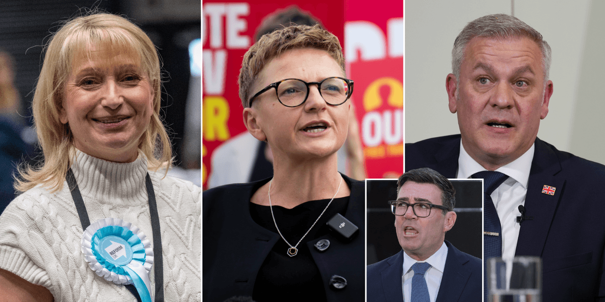 Race to replace Andy Burnham reaches climax within hours as Reform, Restore and Labour face voters