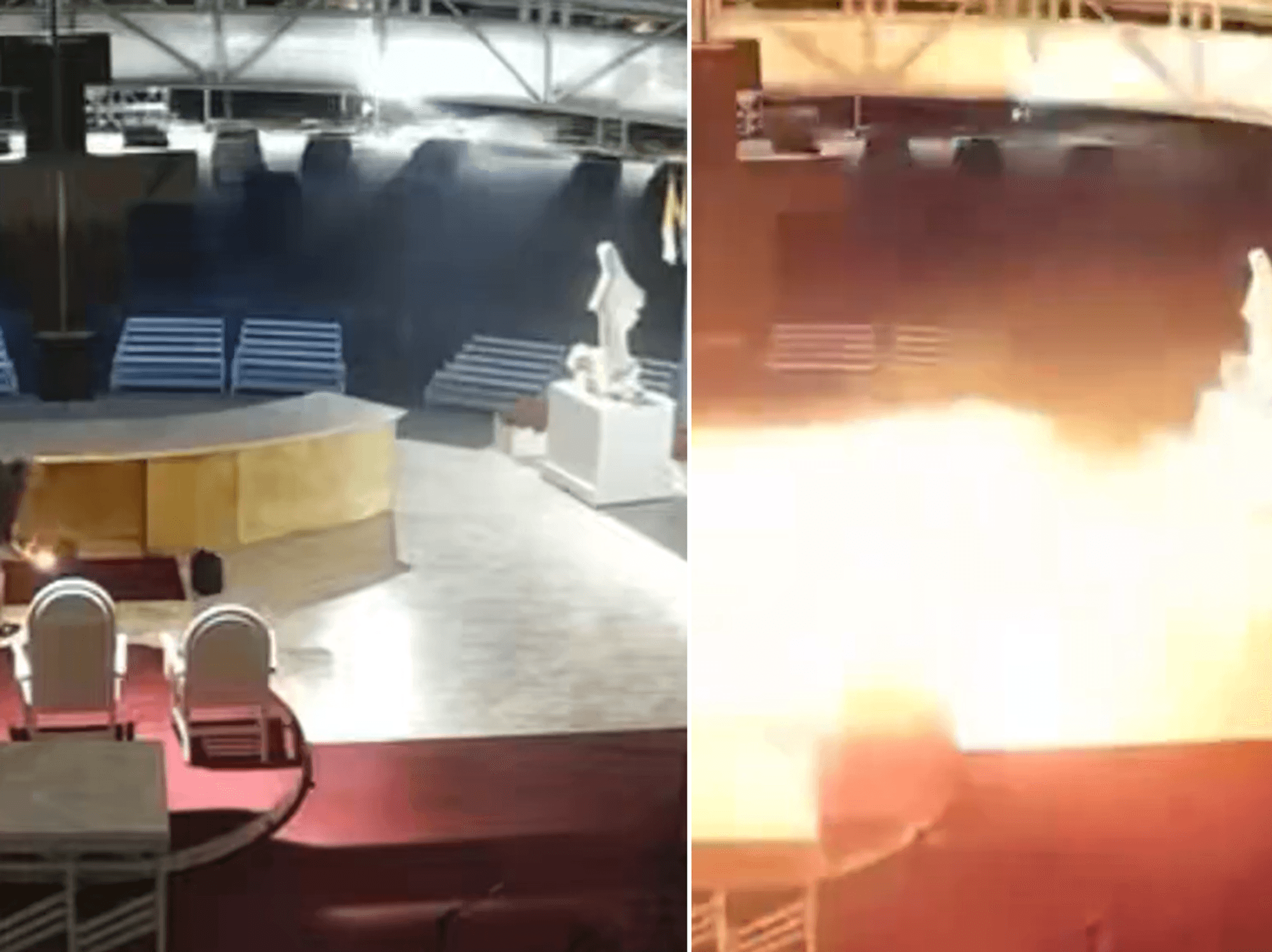 World-famous Christian shrine burnt and branded 'devil in a skirt' in grim act of vandalism
