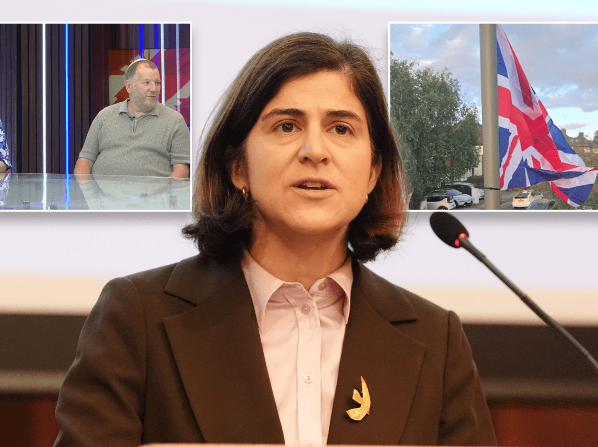 'YOU'RE causing division!' Patriotic Britons hit back at Labour minister who branded Union Jacks ...