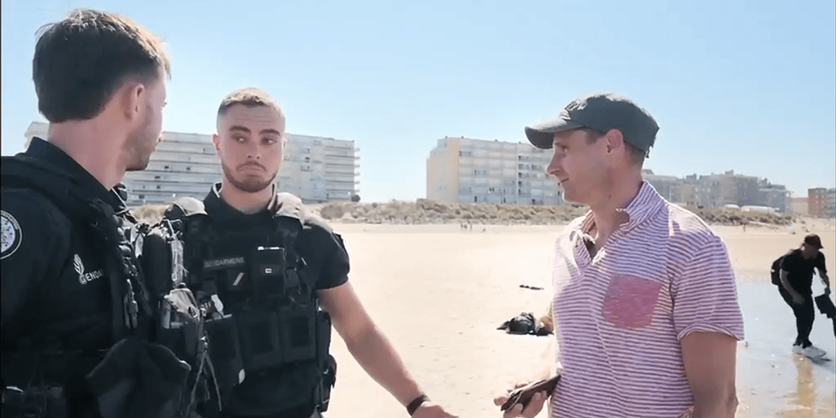 WATCH: Extraordinary moment French police say they are ordered to do nothing to stop migrant boat launches