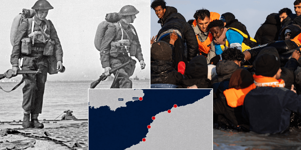 MAPPED: Five French beaches used as migrant launchpads that Britain died defending during WWII