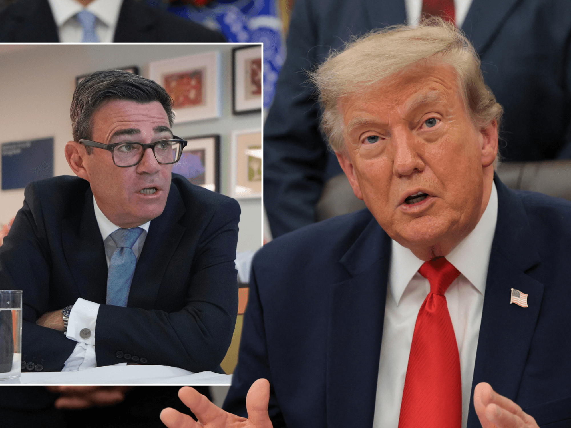 'He's got problems!' Donald Trump tells GB News the one point he 'can't get across' to Andy Burnham