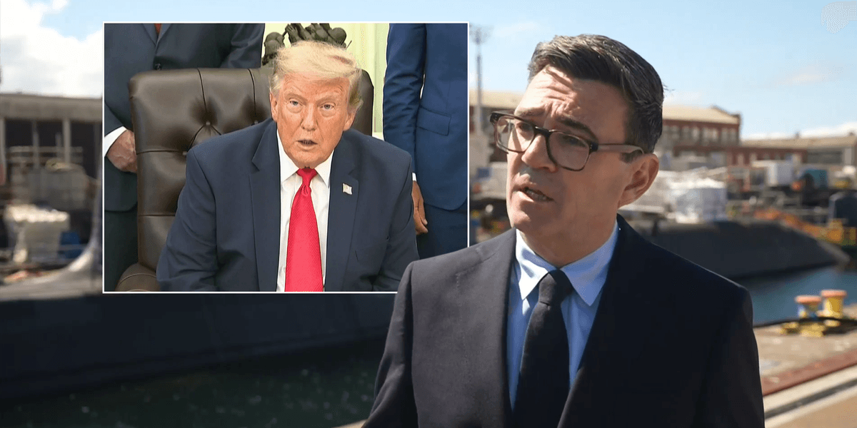 Andy Burnham responds to President Donald Trump’s migrant crisis warning: ‘Progress is being made!’