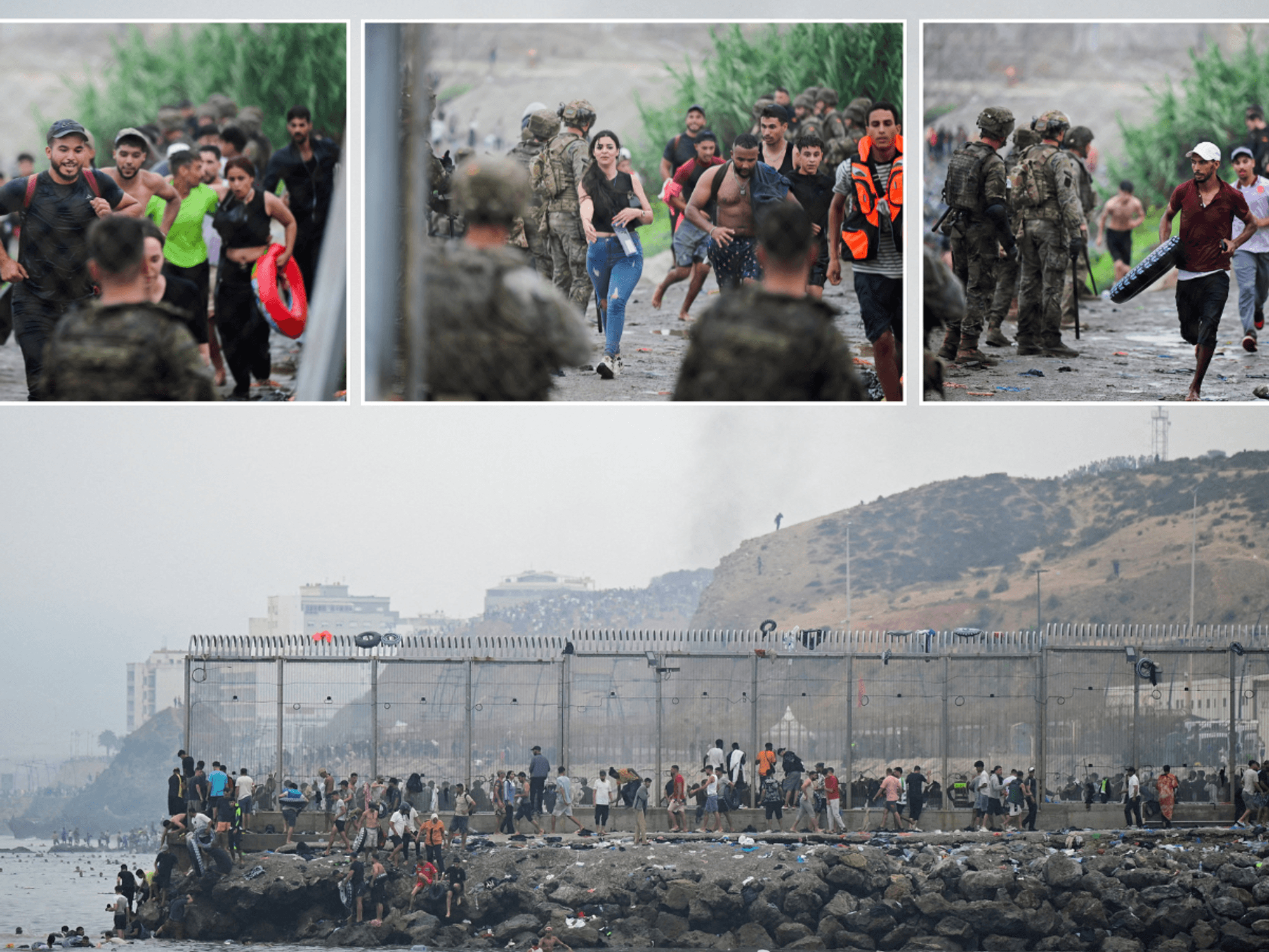More than 60,000 migrants storm Spanish border as socialist PM Pedro Sanchez condemned over 'invasion'