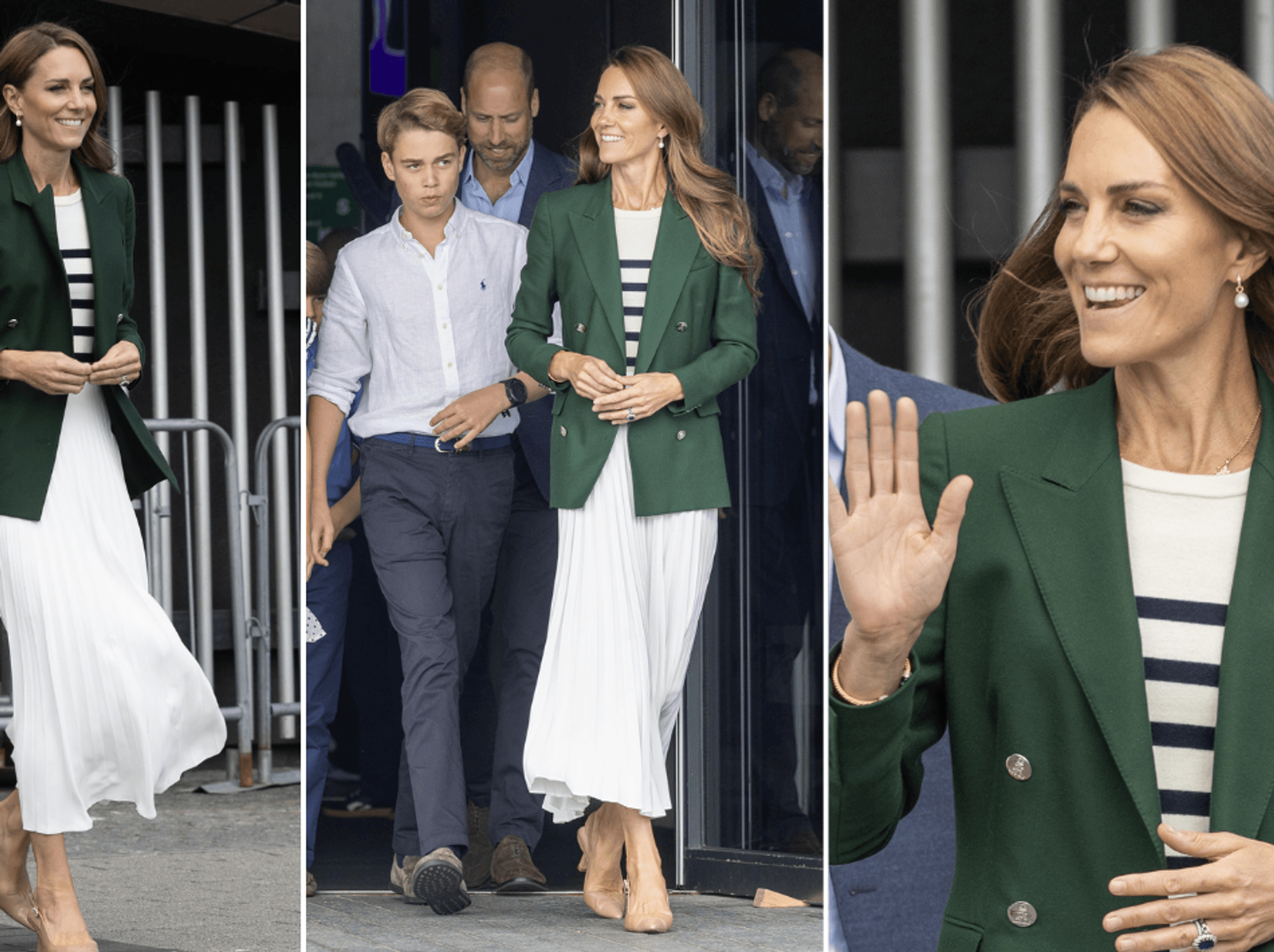 Catherine debuts £5,500 designer look for Commonwealth Games outing with George Charlotte and Louis