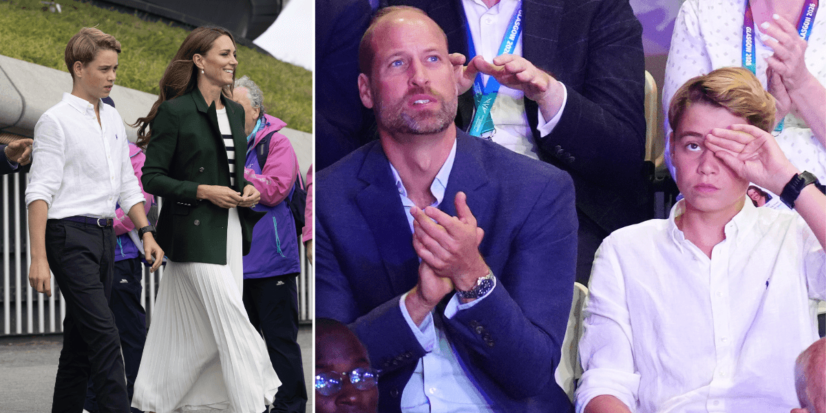 Prince George says 'no' when asked about watching William and Catherine on tandem bike