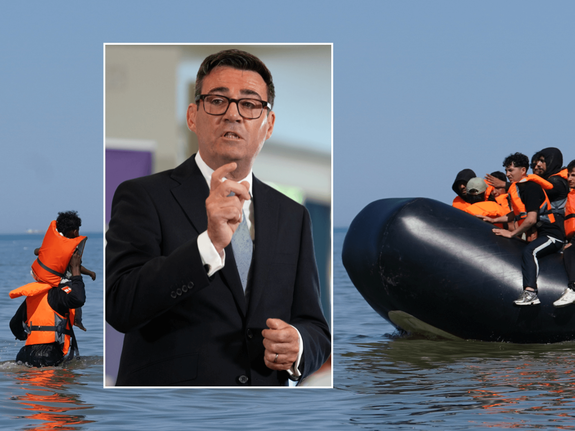 Andy Burnham’s first fortnight as PM plagued by 2,000 Channel migrant crossings despite crackdown
