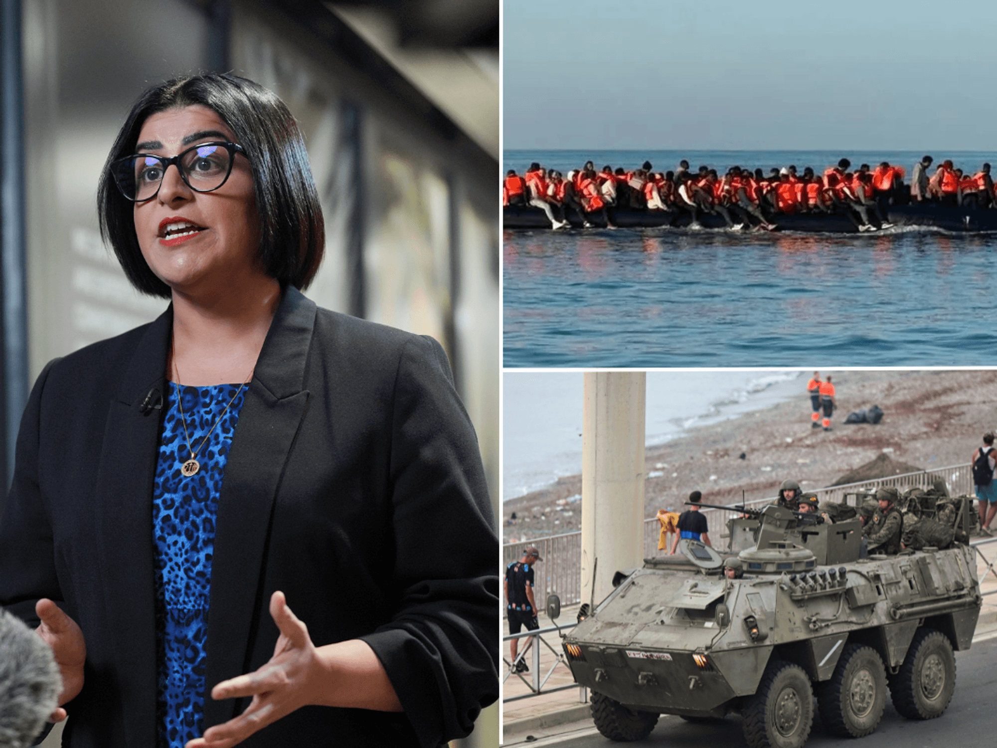 Shabana Mahmood dismisses calls to copy Spain's migrant pushback as it's 'trickier' to tackle Cha...