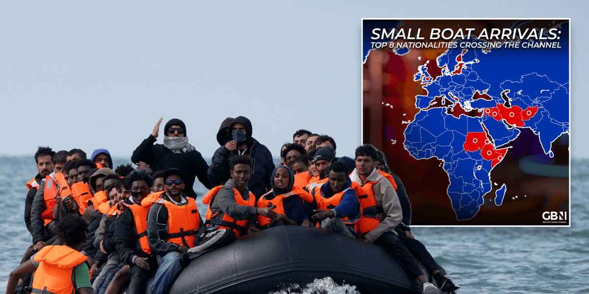 MAPPED: The eight countries driving nearly three quarters of all illegal migrant crossings