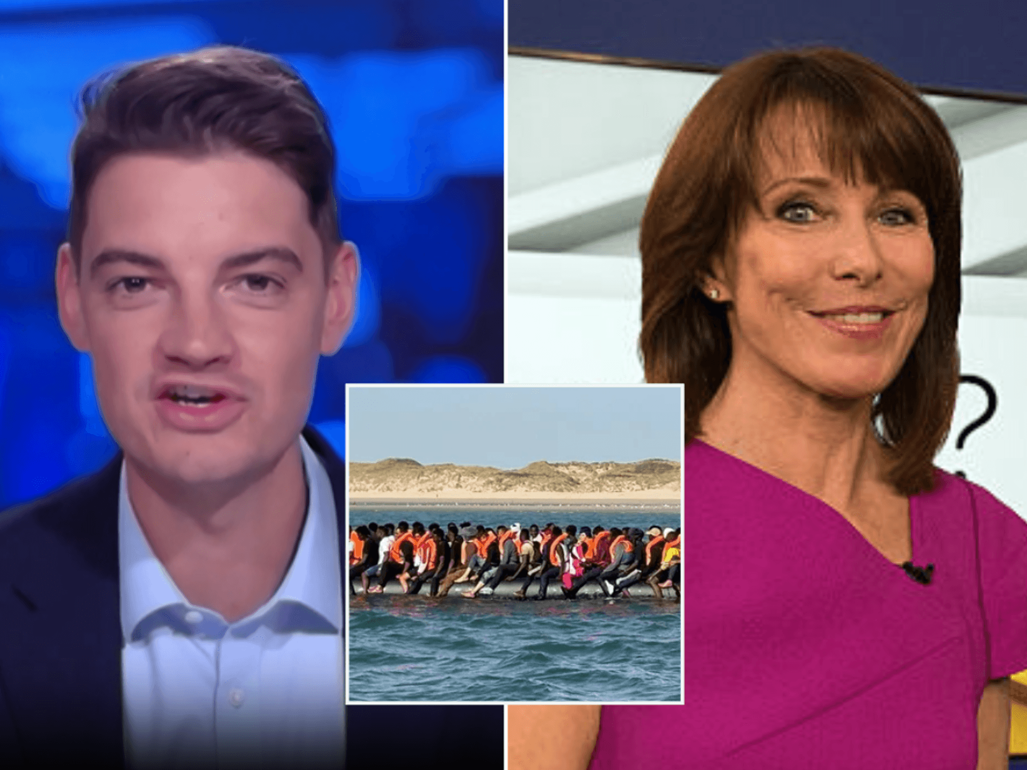 Ben Leo brilliantly claps back at Kay Burley as pair clash over migrant 'mega dinghy': 'Thank goo...