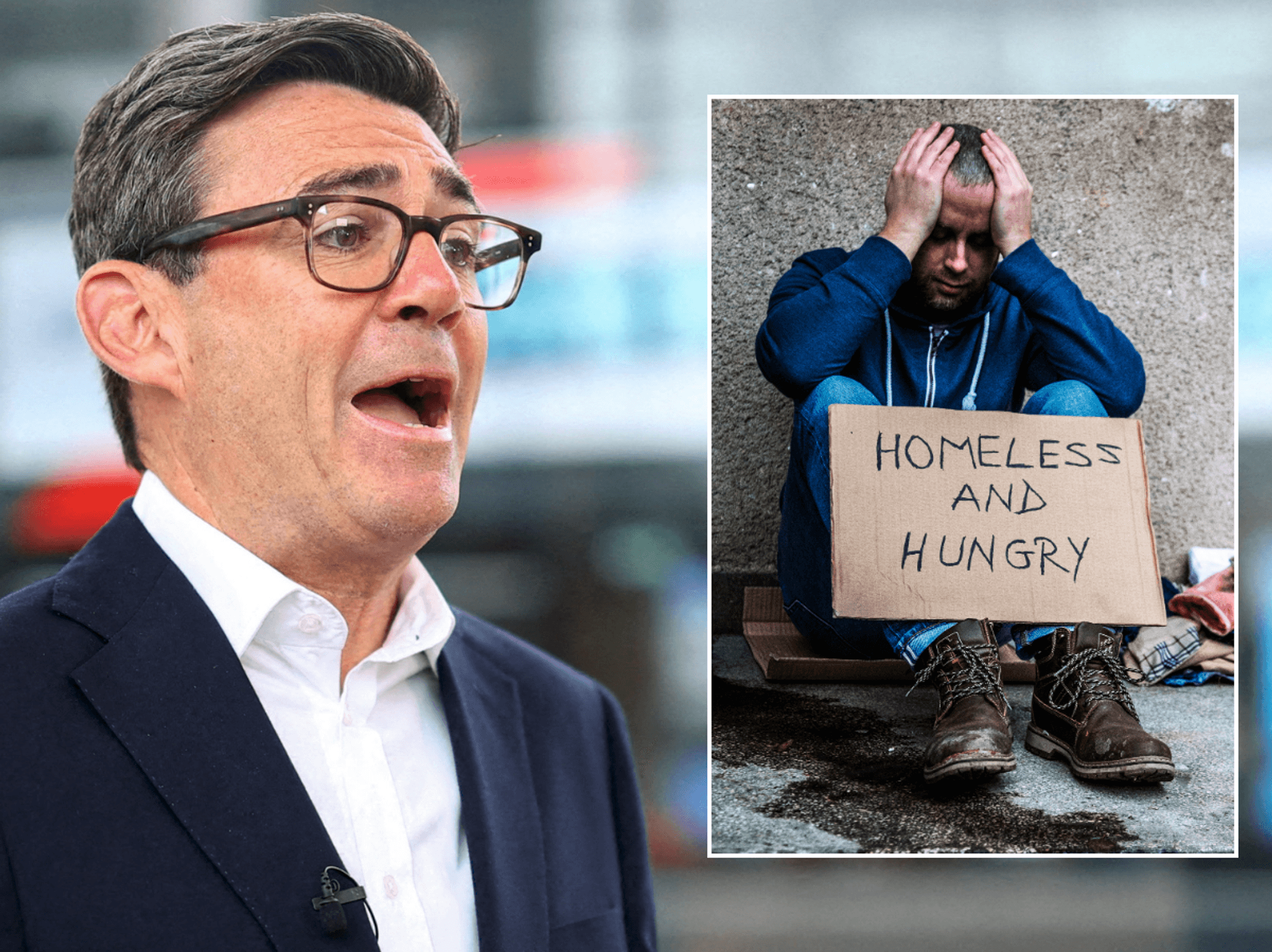 Andy Burnham vows to 'get everyone in for Christmas' as PM launches drive to end rough sleeping