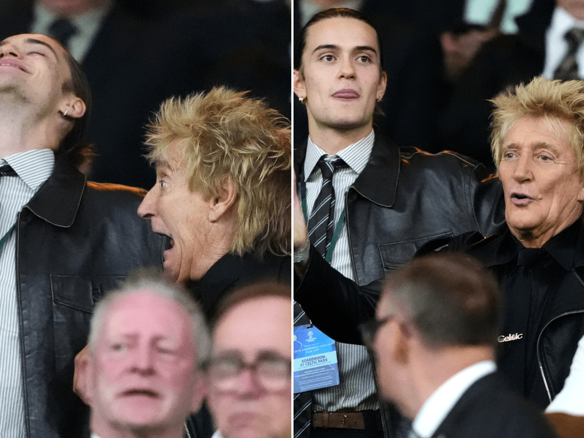 Rod Stewart, 81, steps out as he attends Celtic match just days after axing tour following heart ...