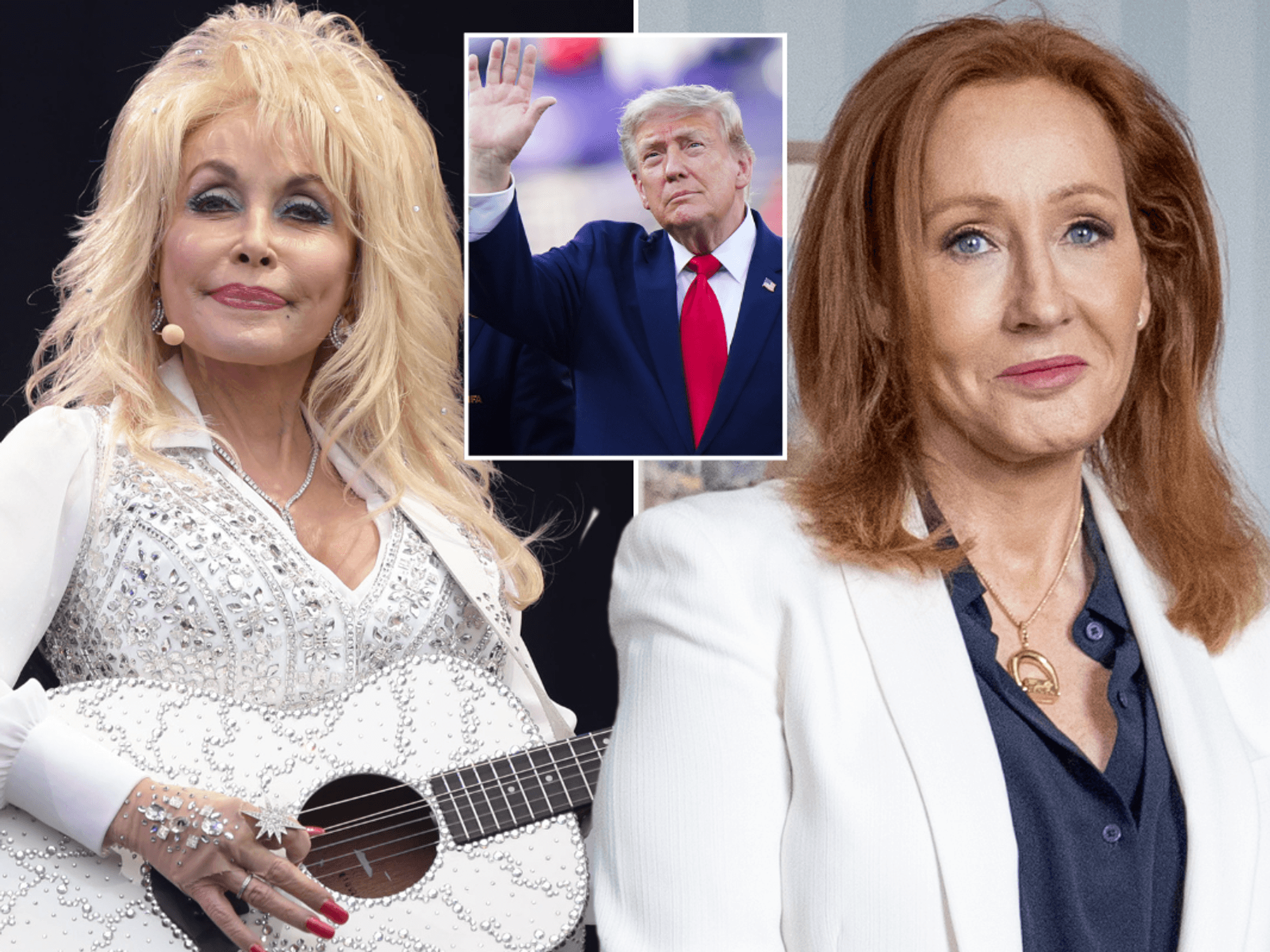 JK Rowling furiously hits back as internet troll criticises Dolly Parton legacy over Donald Trump support