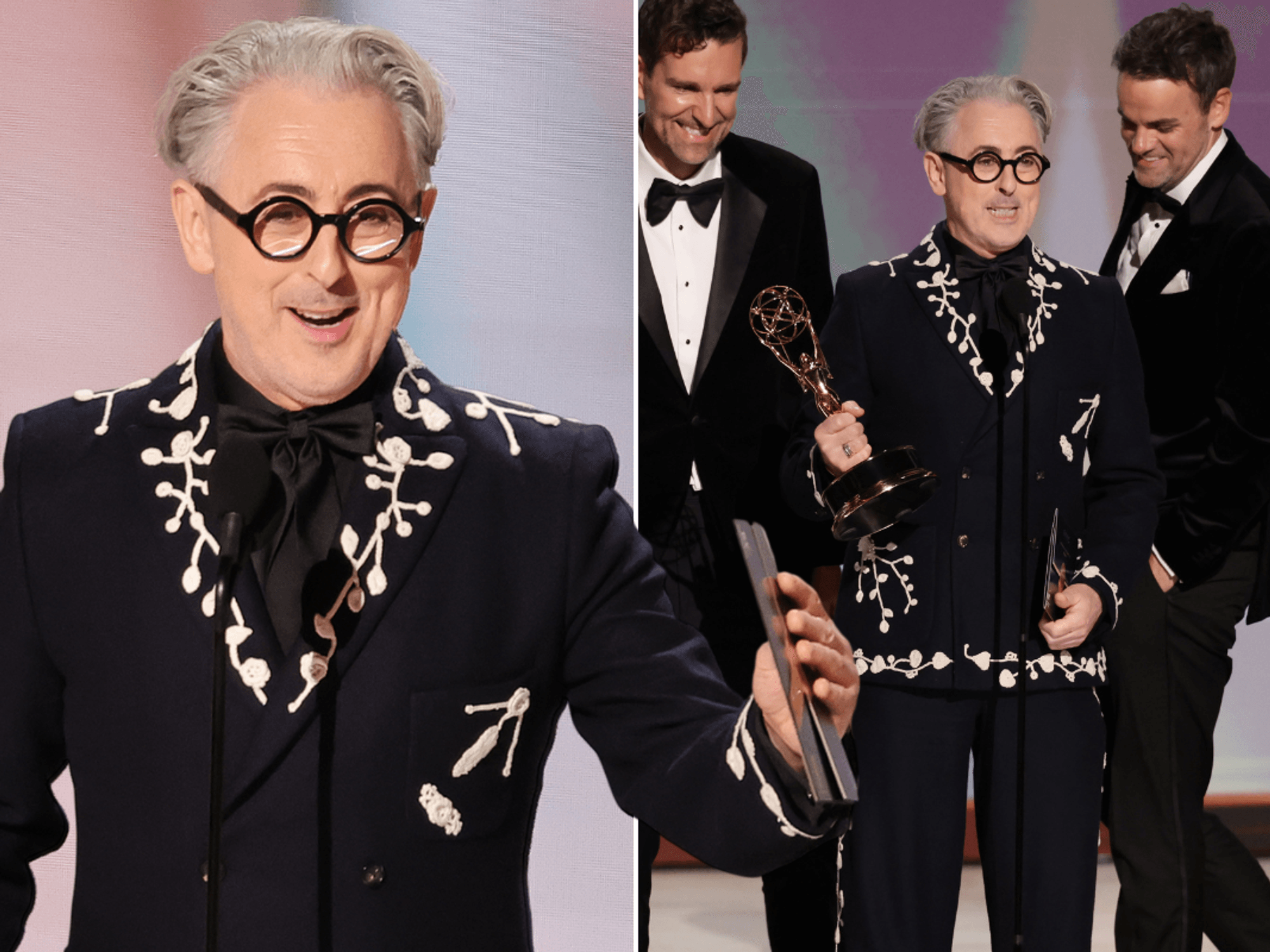Scottish actor Alan Cumming turns Emmys victory speech political as he calls for action from Amer...