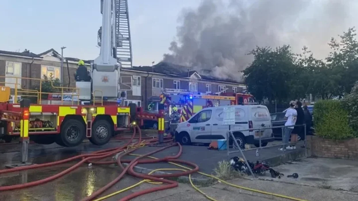 Eight families left homeless after horror fire which leapt from £6 BBQ tears through terrace