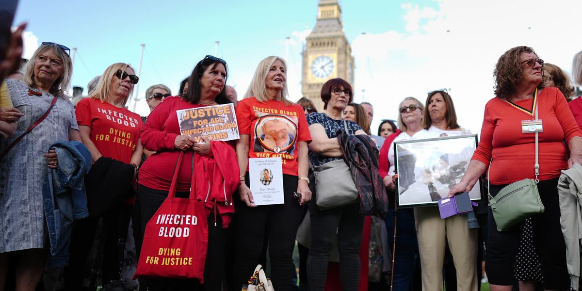 Families of infected blood scandal victims ordered to return compensation after 'payments made in error'