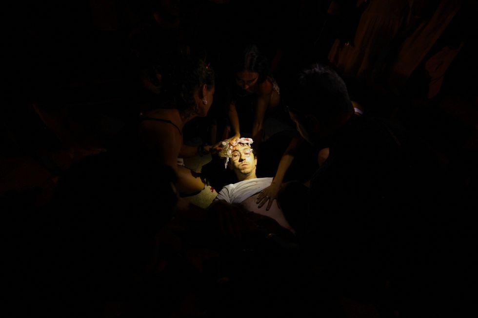Injured man in Majorca protests on the ground