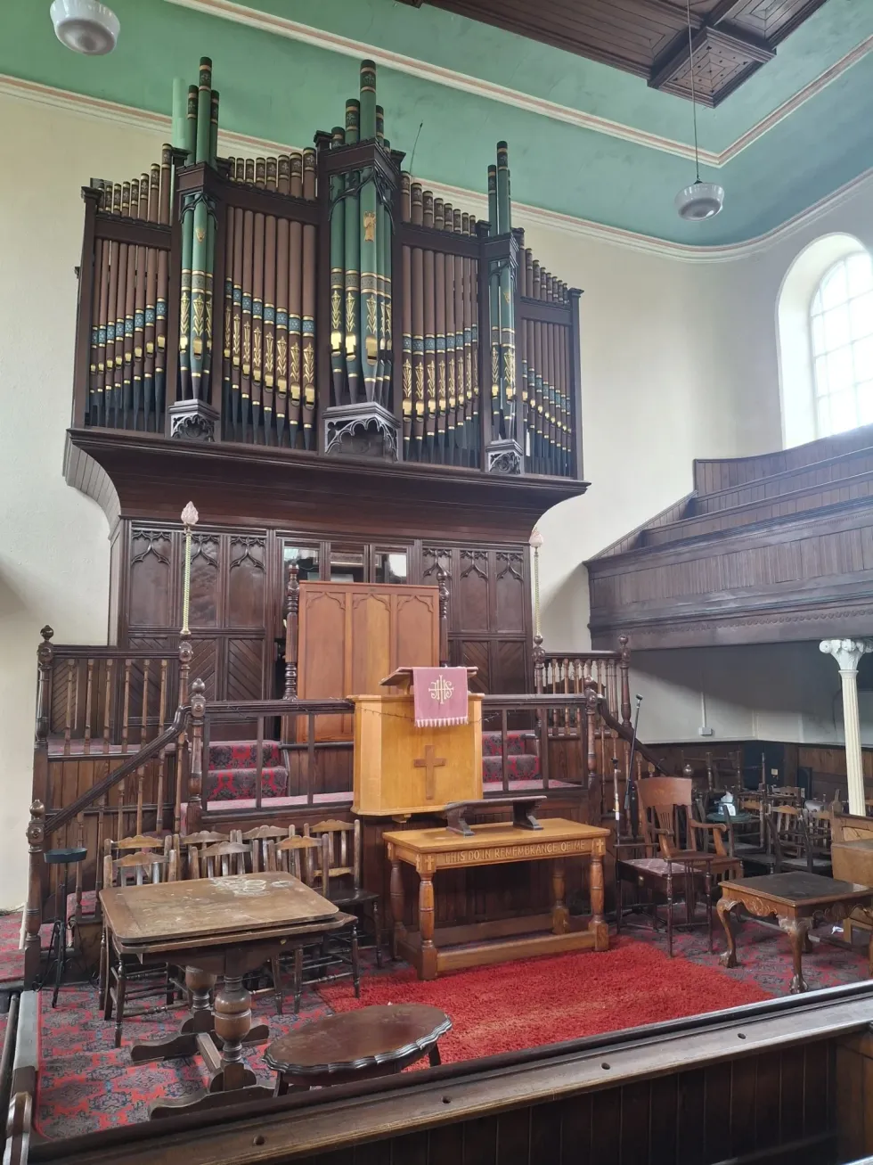 Inside Capel Rhondda