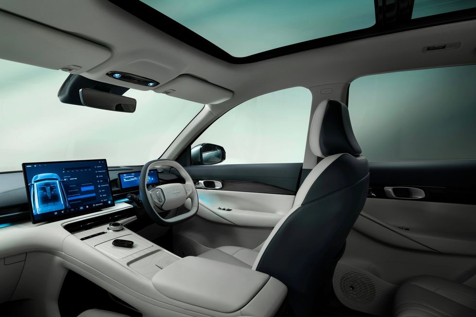 Interior of the Geely EX5