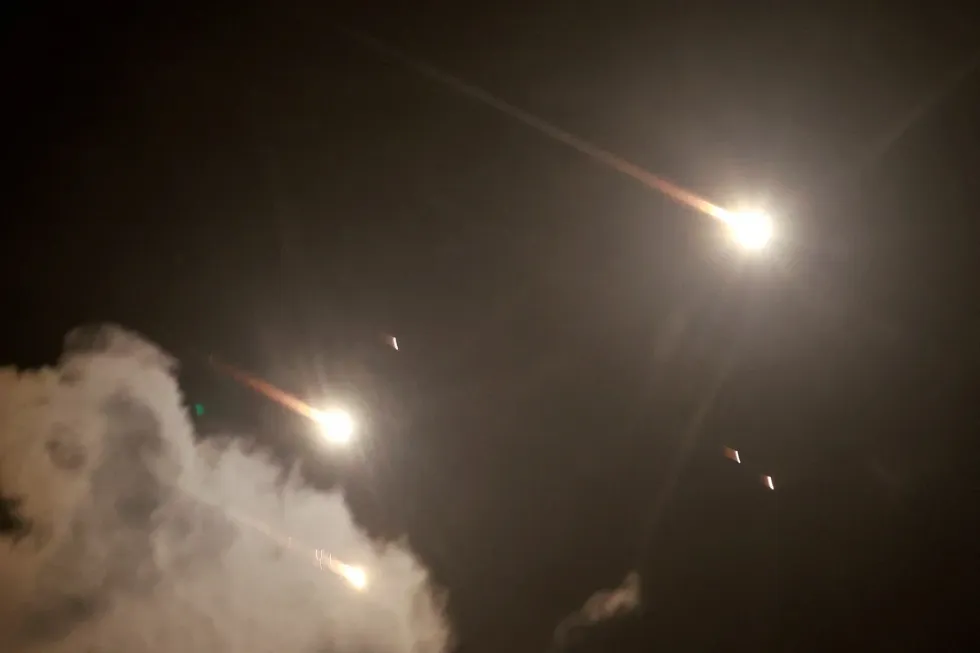 Iran misile strikes