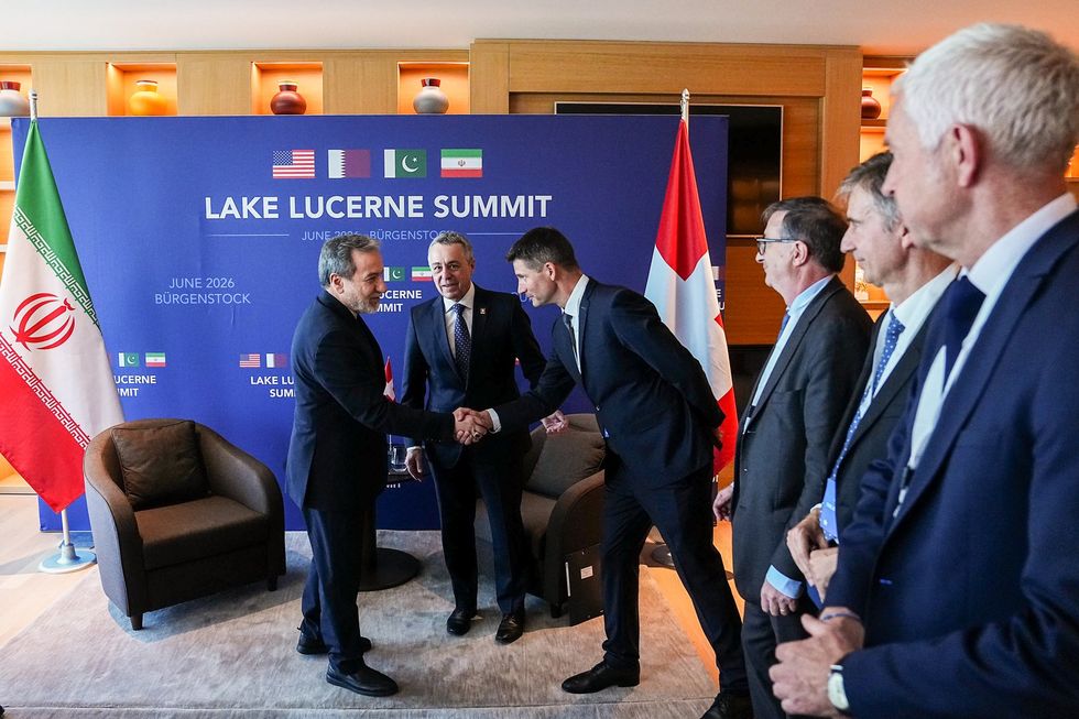 Iranian delegation in Switzerland