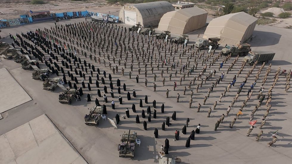 Iranian troops