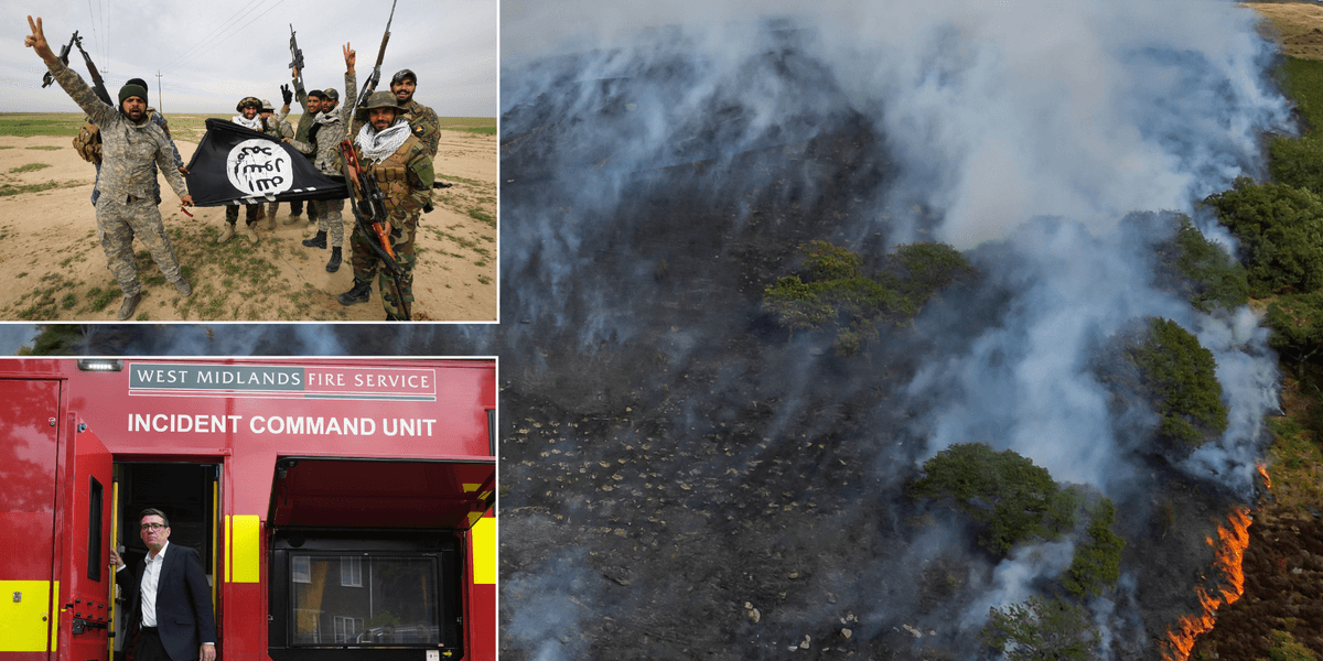 Isis supporters in Britain handed chilling guide on how to 'overwhelm' emergency services with wildfire arson blitz