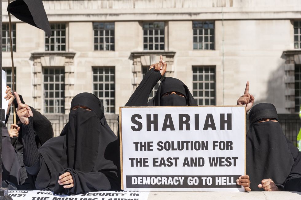 Islamist protesters in London