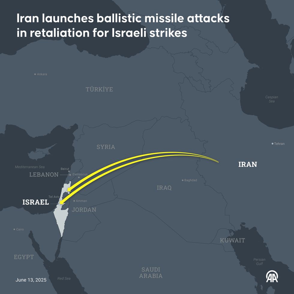 Israel-Iran conflict mapped