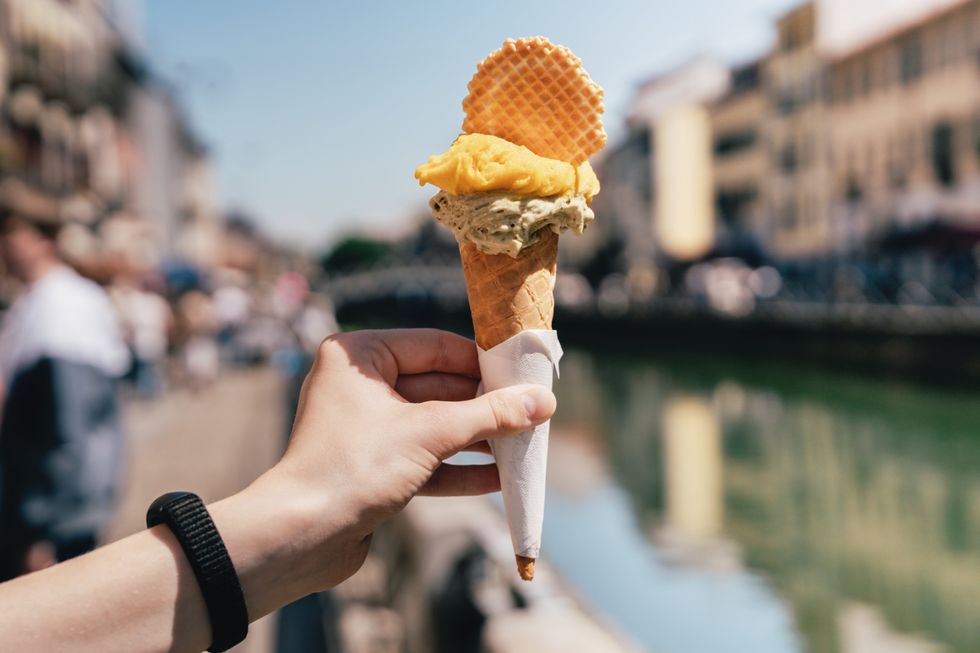 Italian ice cream
