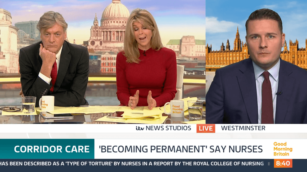 ITV GMB: Kate Garraway and Richard Madeley interview Wes Streeting on Thursday