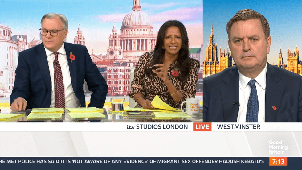 ITV GMB: Ranvir Singh also grilled Mel Stride