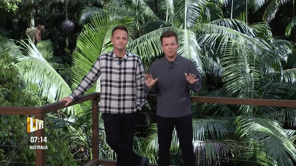 ITV I'm A Celebrity: Ant and Dec