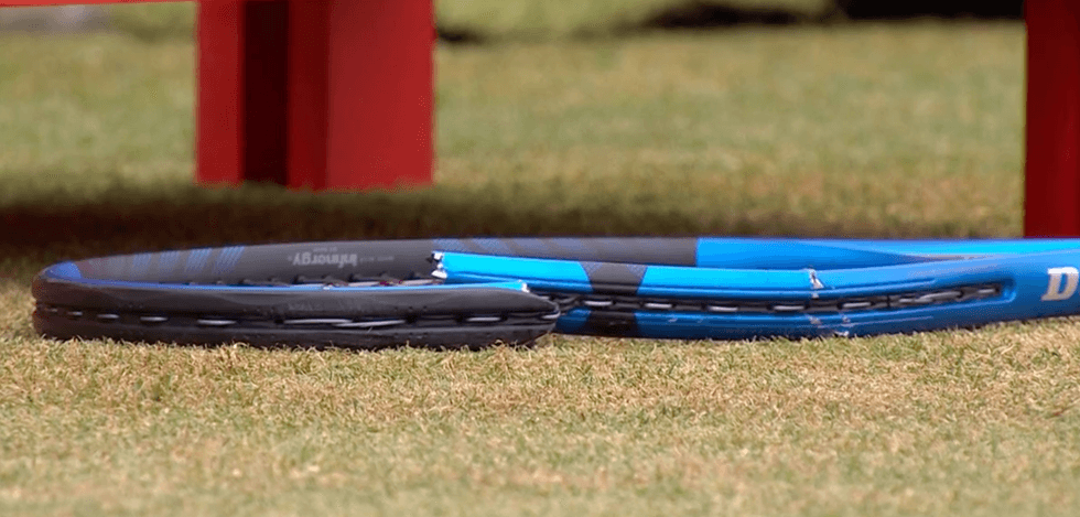 Jack Draper's racquet