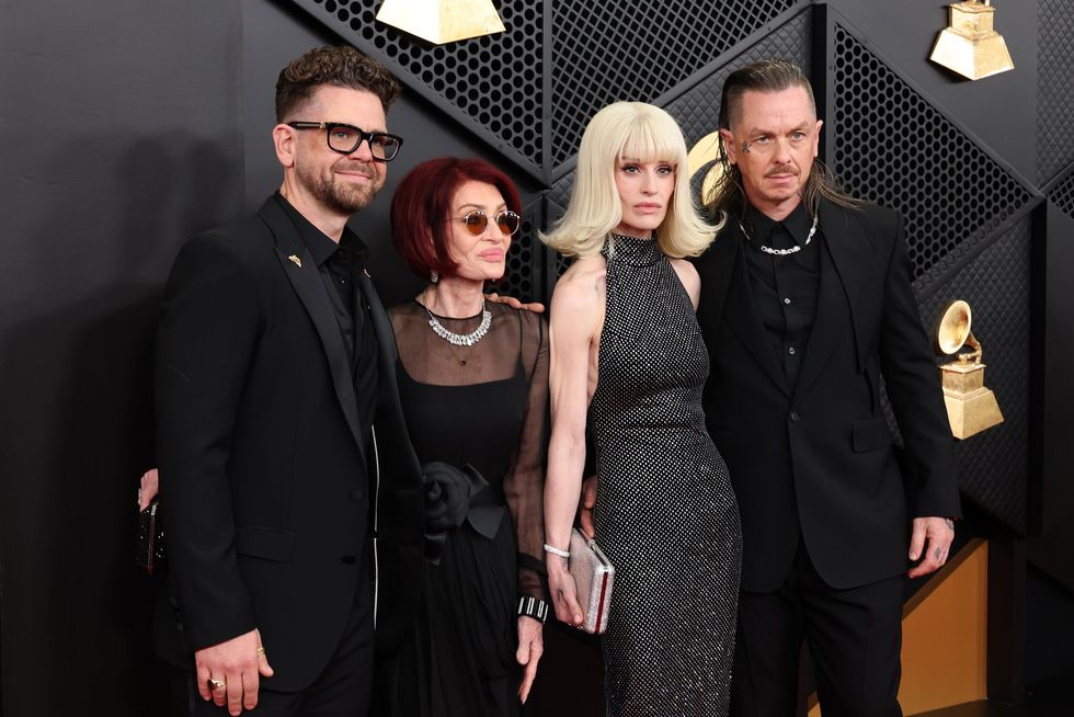 Jack Osbourne, Sharon Osbourne, Kelly Osbourne, and Sid Wilson