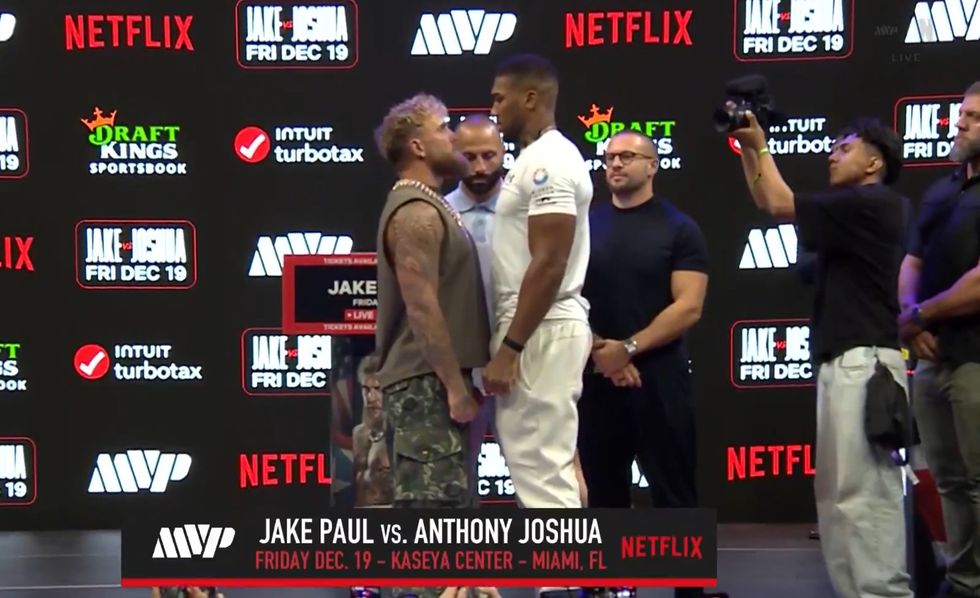Jake Paul Anthony Joshua