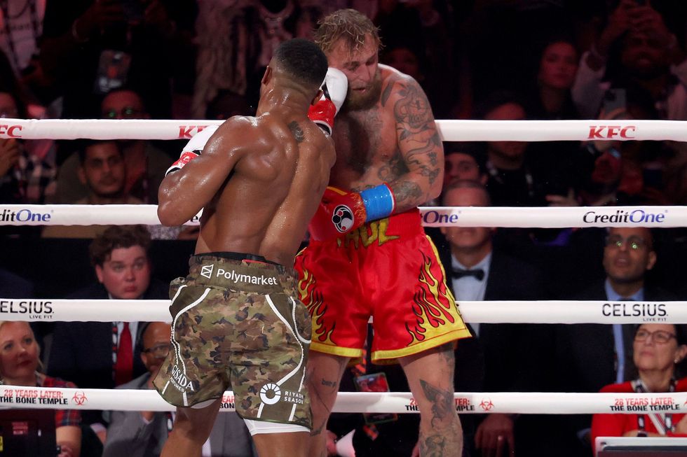 Jake Paul Anthony Joshua