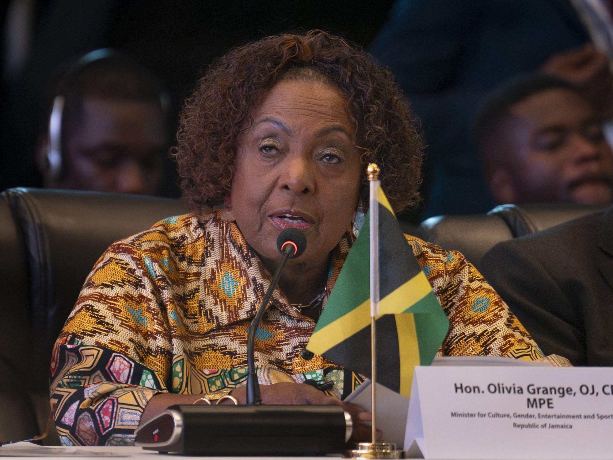 Jamaica's Culture Minister Olivia Grange