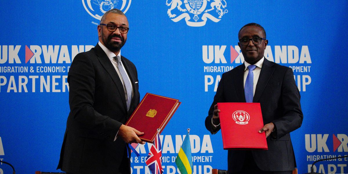 James Cleverly signs new Rwanda treaty in commitment to crackdown on UK's migrant crisis