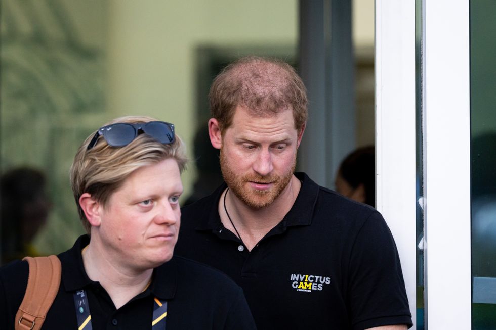 James Holt and Prince Harry