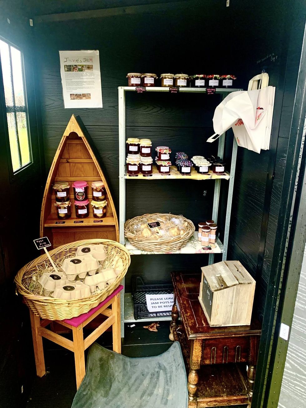 James's Jam stall