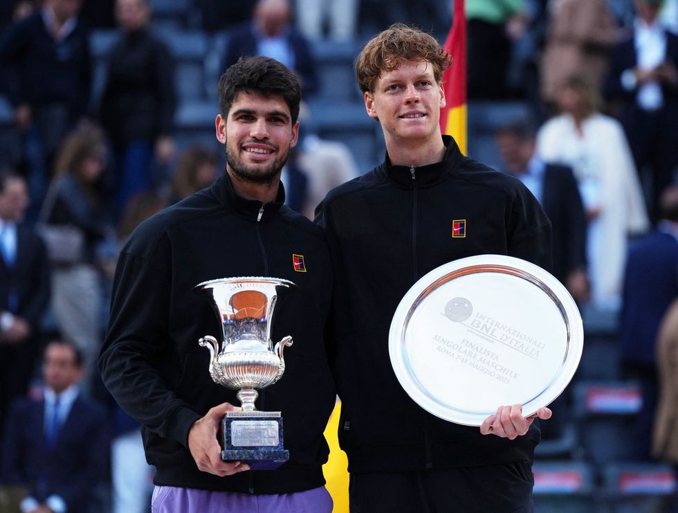 Jannik Sinner and Carlos Alcaraz