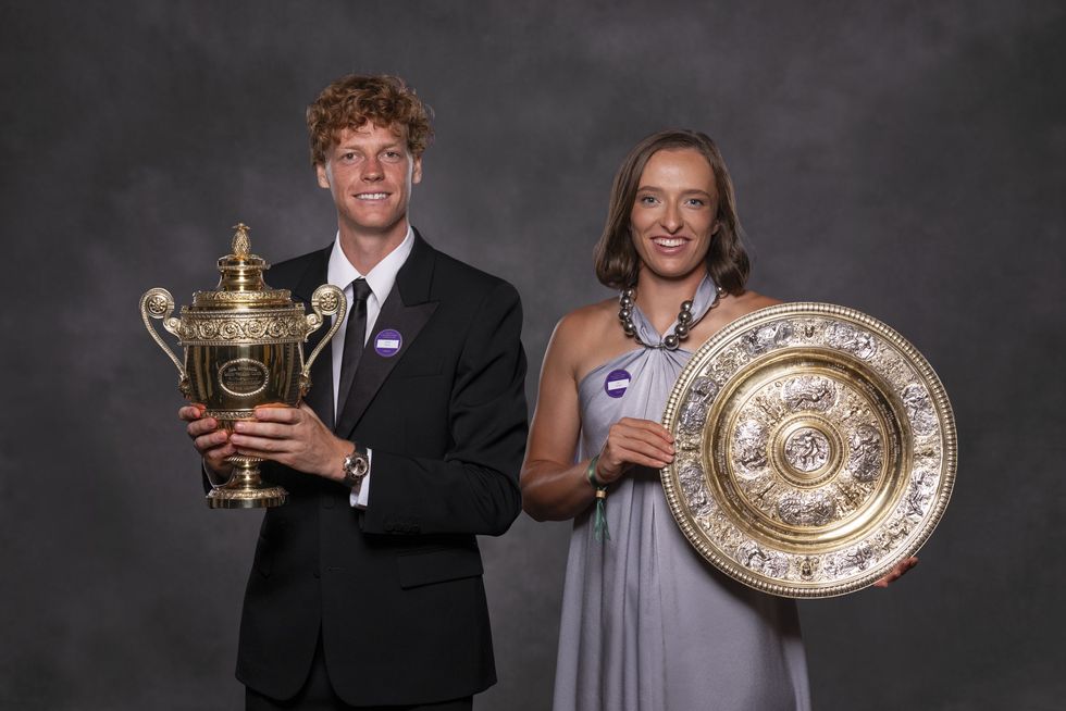 Jannik Sinner Iga Swiatek Wimbledon