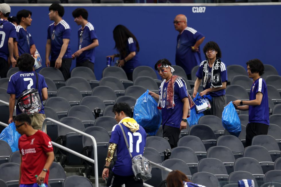 Japan fans at World Cup