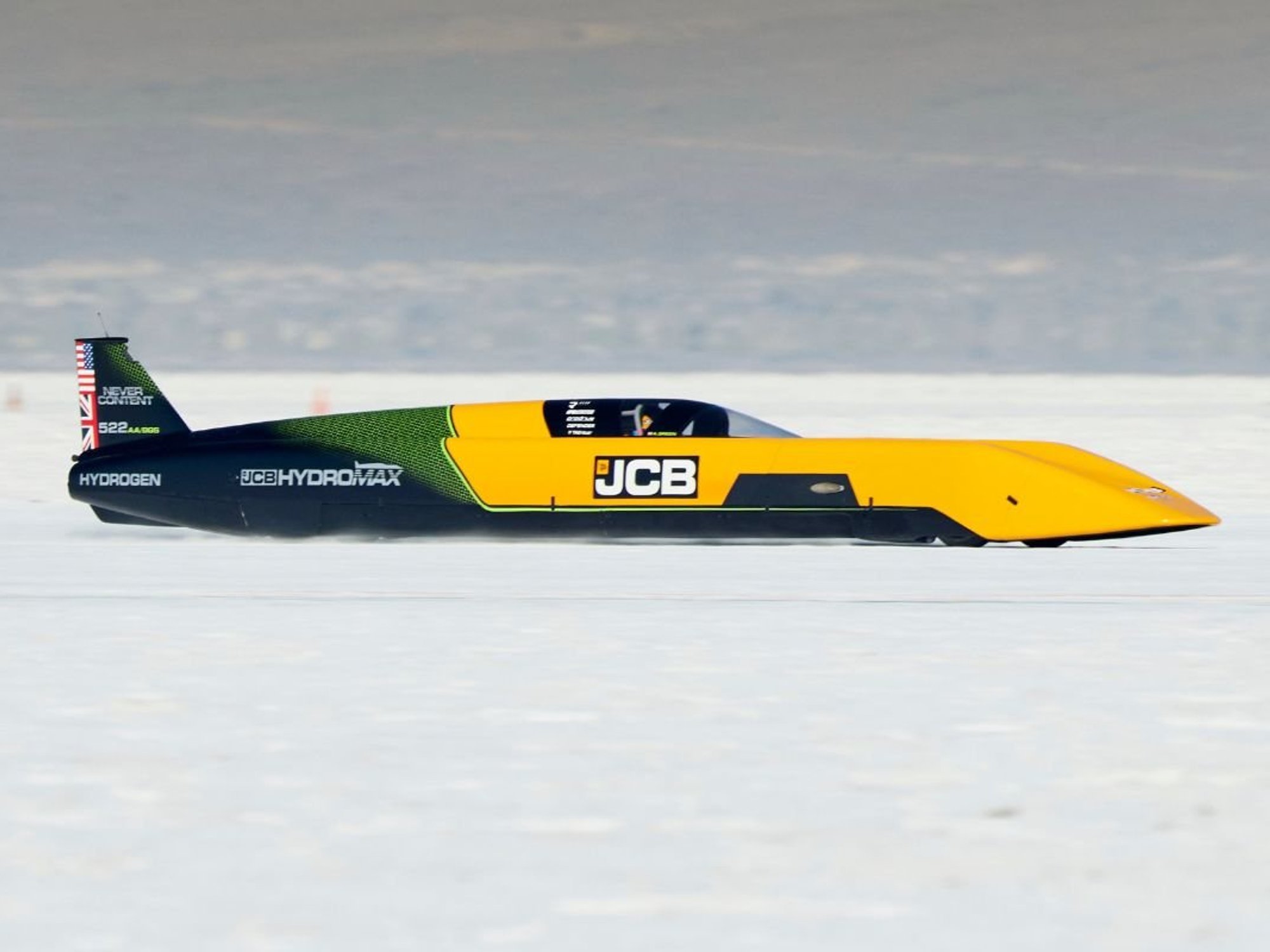 JCB's hydrogen-powered Hydromax has broken a new land speed record