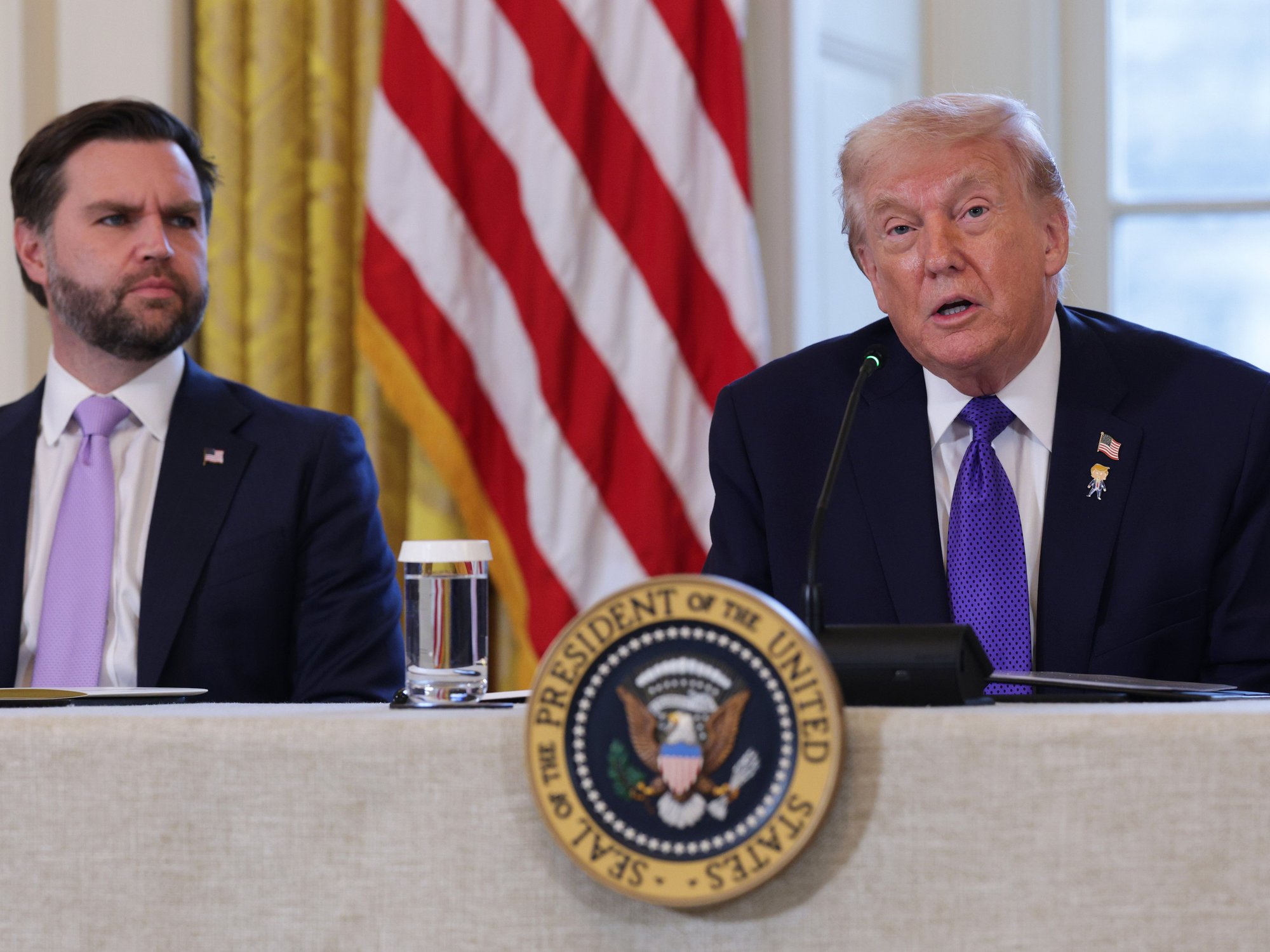 JD Vance and Donald Trump