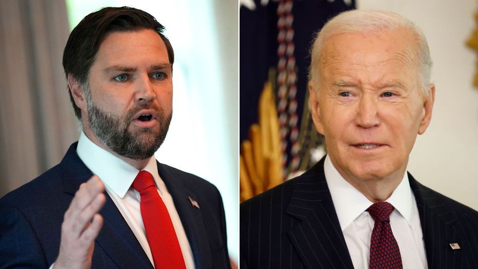JD Vance and Joe Biden
