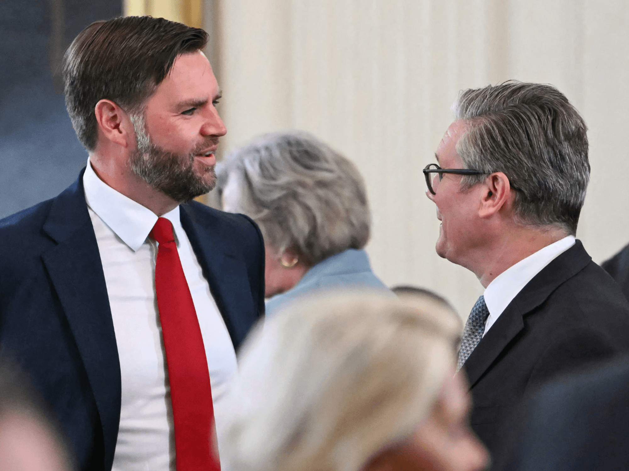 JD Vance and Keir Starmer